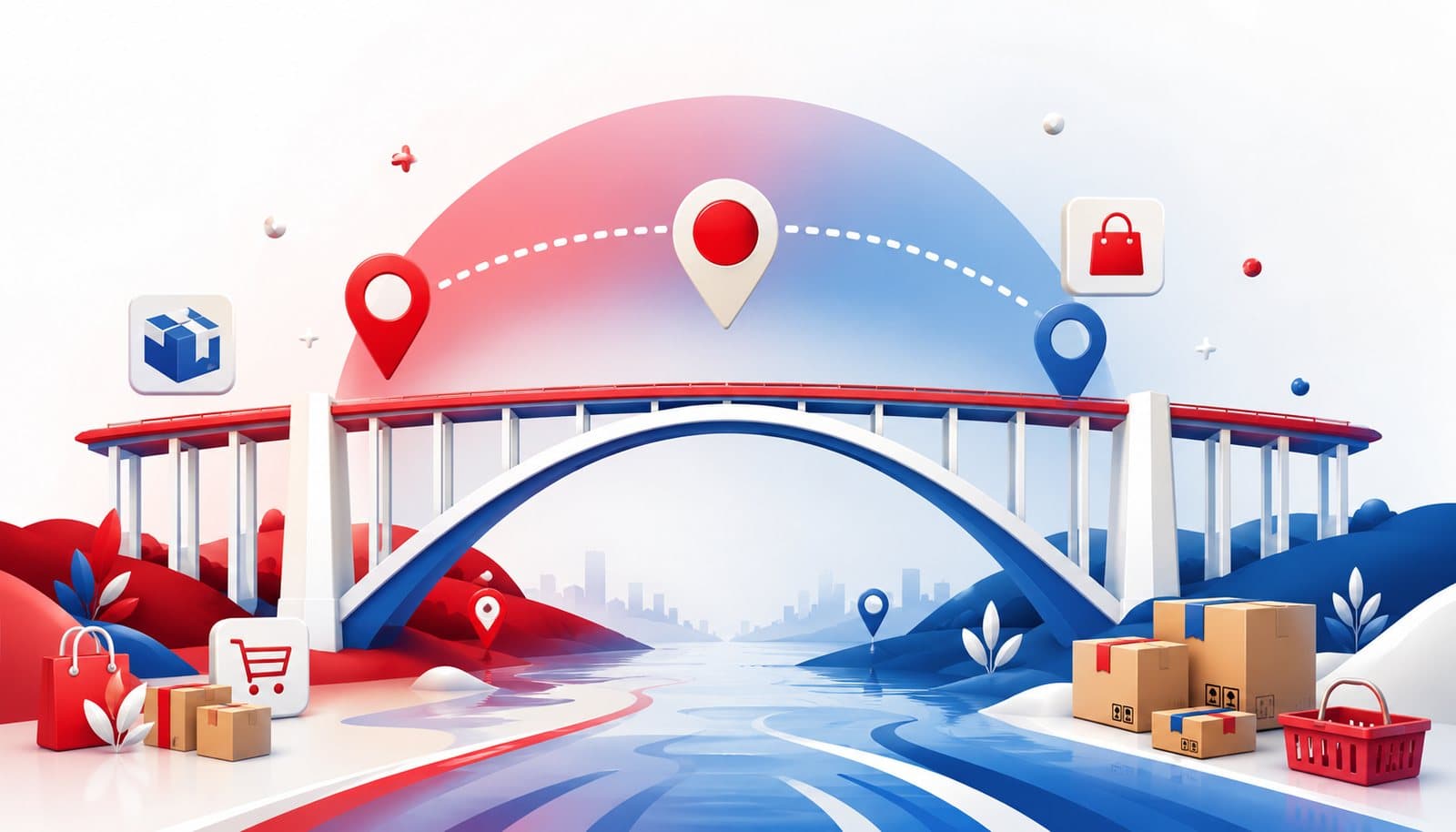 A ponte que liga você às melhores compras da fronteira